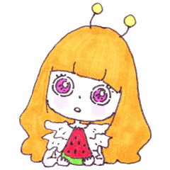 人間そっくりなポヨポヨ星人 Lineスタンプ Ningen ニンゲン